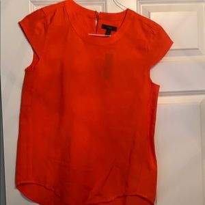 Reddish Orange Jcrew top